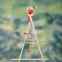 Pearls, Petals and Prosecco Bridal Shower Welcome