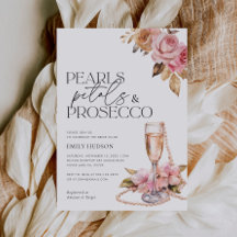 Pearls Petals & Prosecco Floral Bridal Shower