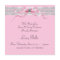 Pearls Pink Baby Girl Birth Announcements