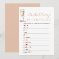 Pearls & Prosecco Bridal Shower Emoji Pictionary