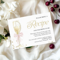 Pearls & Prosecco Bridal Shower Recipe Request