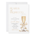 Pearls & Prosecco Gold Minimal Bridal Shower