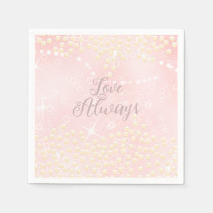 Pearls Shine Peach Napkin