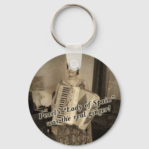 Pearl's the Real Ginger Key Ring
