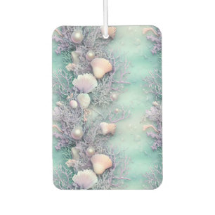 Pearls; Under The Sea Set of Car Mats Air Freshener
