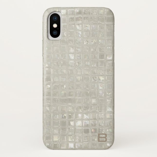 Pearly Personalised Phone Case (Back)