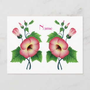Pearly Pink Flowers Thunder_Cove Postcard