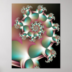 Pearly Spiral Poster