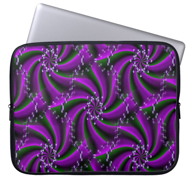 Pearly Stars..... Laptop Sleeve (Front)