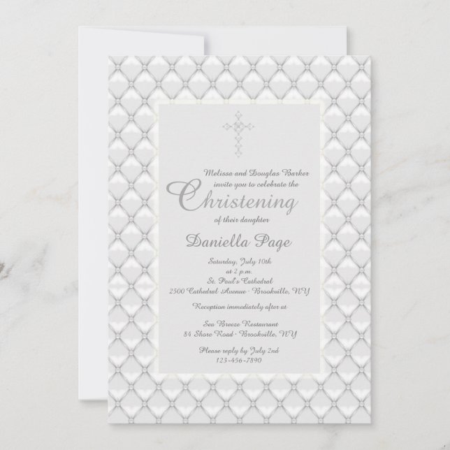 Pearly White Invitation (Front)
