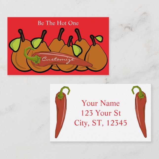 Pears and Hot Chilli Thunder_Cove Business Card (Front/Back)