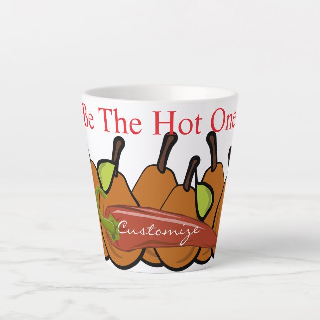 Pears and Hot Chilli Thunder_Cove Latte Mug (Front)
