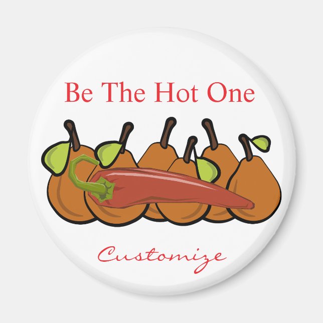 Pears and Hot Chilli Thunder_Cove Magnet (Front)