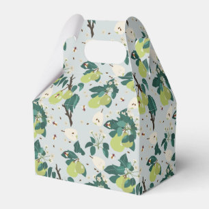 Pears & Bees in a Botanical Floral Garden Kitchen Favour Box