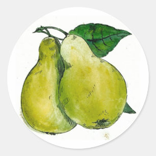 Pears Classic Round Sticker