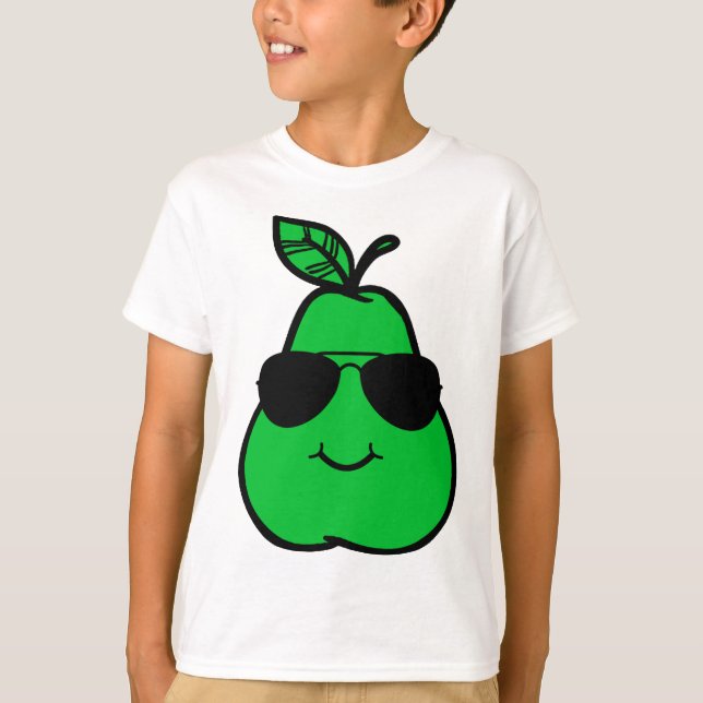 Pears Cool Pear Fruit T-Shirt (Front)