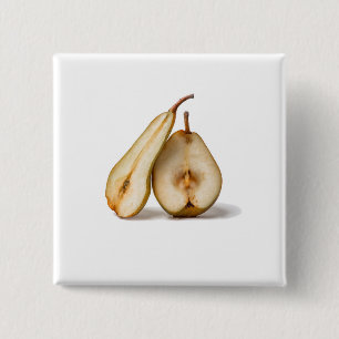 Pears - My Sweet And Perfect Half 15 Cm Square Badge