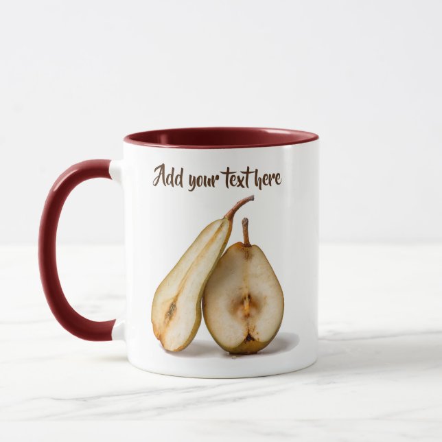 Pears - My Sweet And Perfect Half Mug (Left)