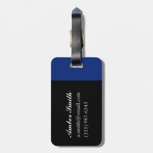 Pears on a Blue Cloth Luggage Tag
