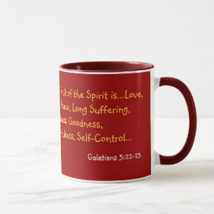 Pears on a Plate Galations 5: 22-23 Mug