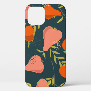 Pears Overlap: Colourful Vintage Wallpaper iPhone 12 Case
