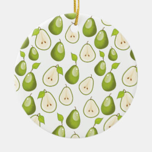 Pears Pattern Ceramic Tree Decoration