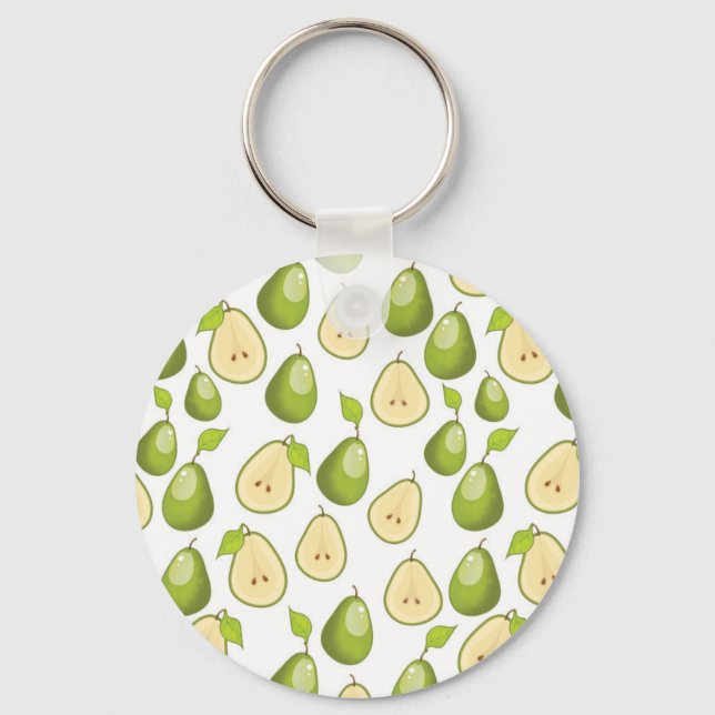Pears Pattern Key Ring (Front)