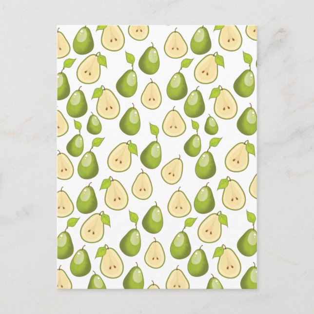 Pears Pattern Postcard (Front)