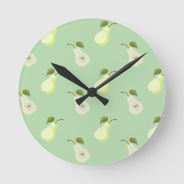 pears round clock (Front)