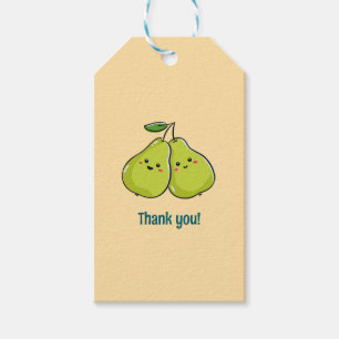 Pears Say Thank You Gift Tags