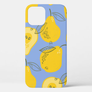 Pears seamless pattern iPhone 12 case
