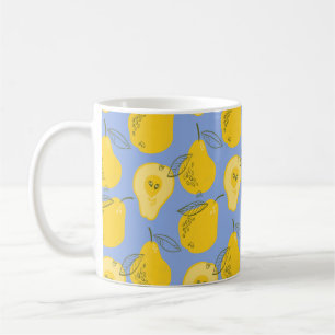 Pears seamless pattern coffee mug