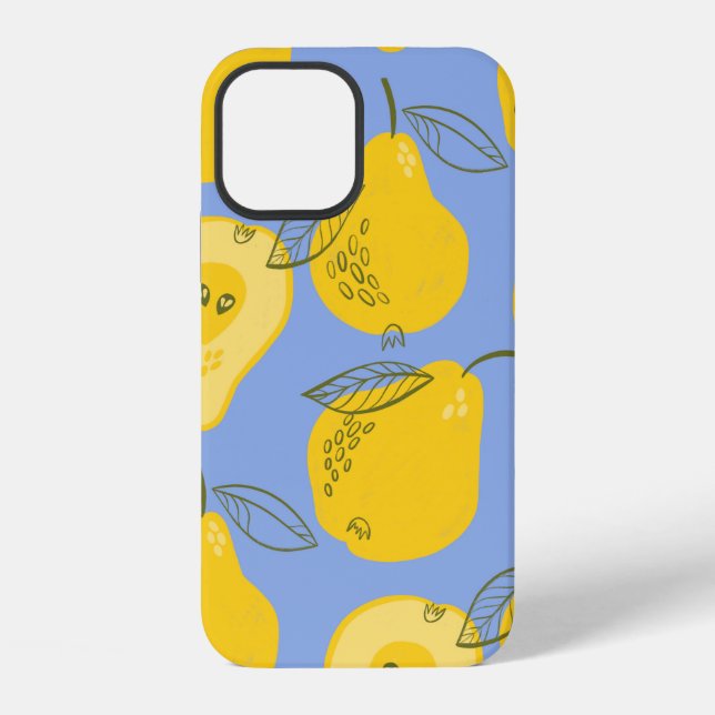 Pears seamless pattern iPhone case (Back)