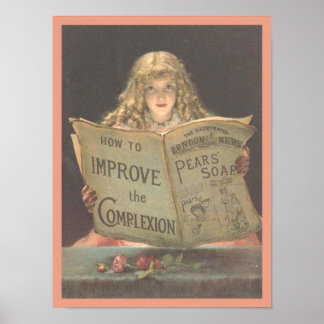 Pears Soap Complexion Ad Poster