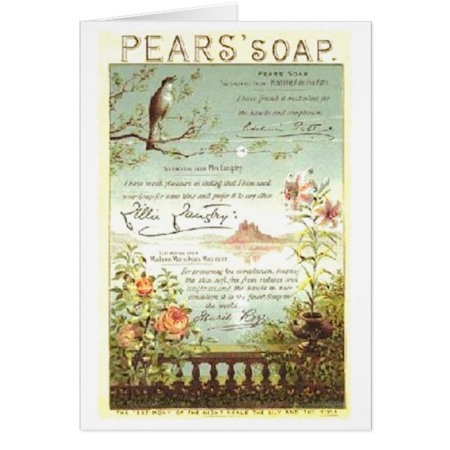 Pears Soap Nature Ad (Front)