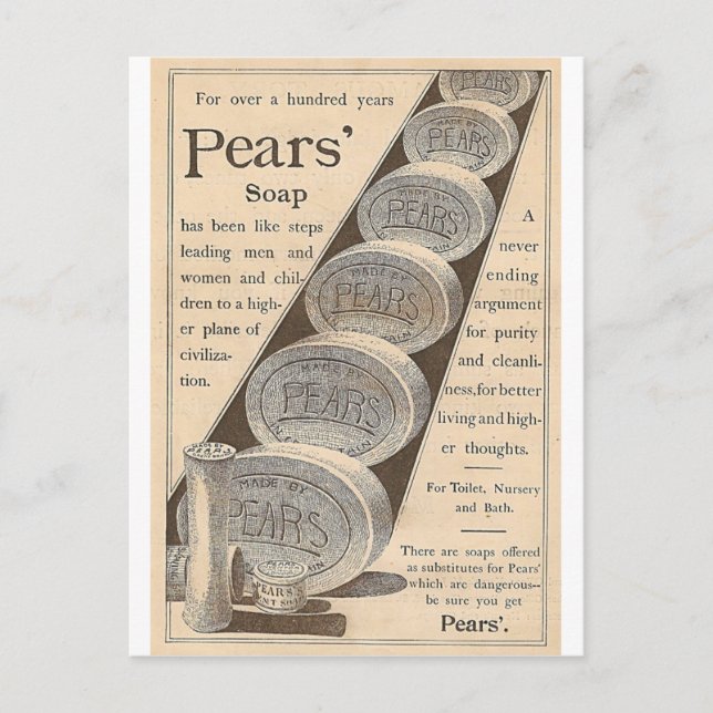 Pears' Soap Postcard (Front)