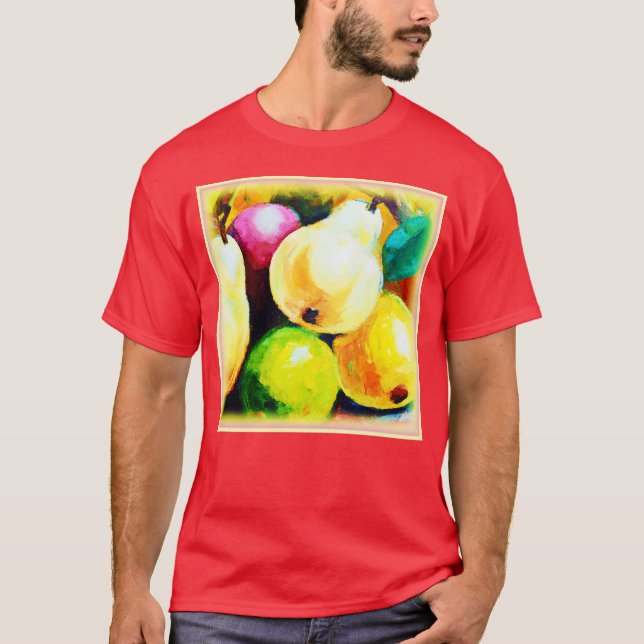"Pears Tree" Cute Design. Buy Now T-Shirt (Front)