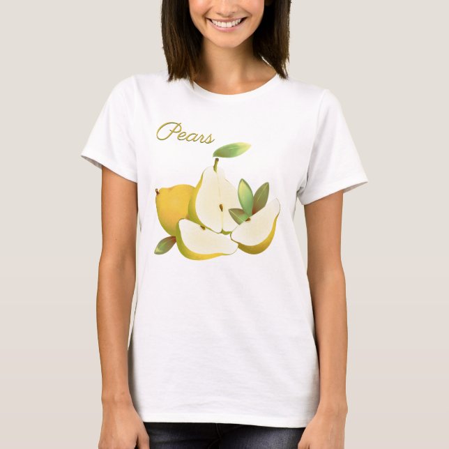 Pears Tropical Fruit T-Shirt (Front)