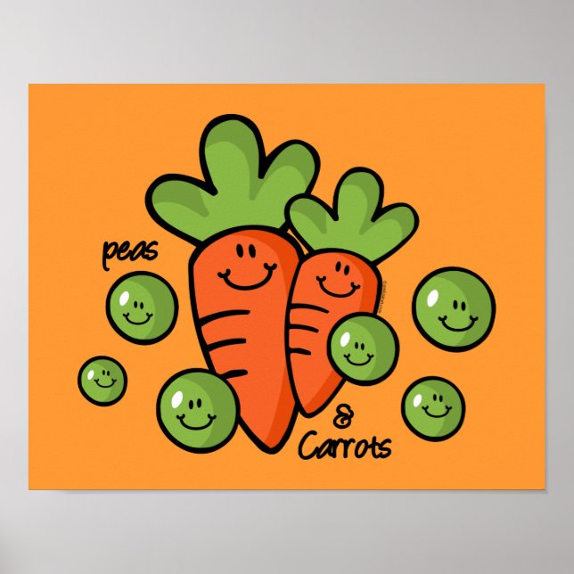Peas And Carrots Poster (Front)