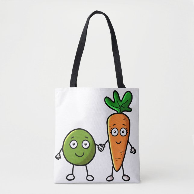 Peas and carrots shopping bag (Front)