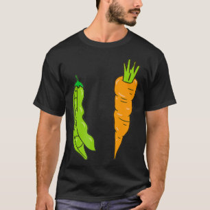 Peas And Carrots Vegetable Peas Carrot Costume T-Shirt