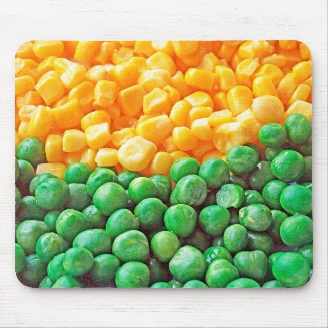 Peas and sweetcorn mouse pad (Front)
