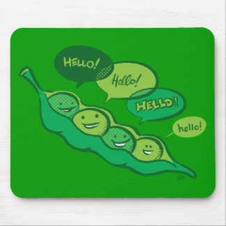 Peas in a Pod (Hello) Mousepad
