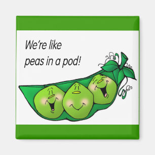 peas in a pod magnet