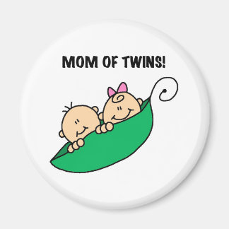 Peas in a Pod Mum of Twins Magnet