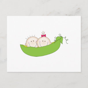 Peas In A Pod Postcard