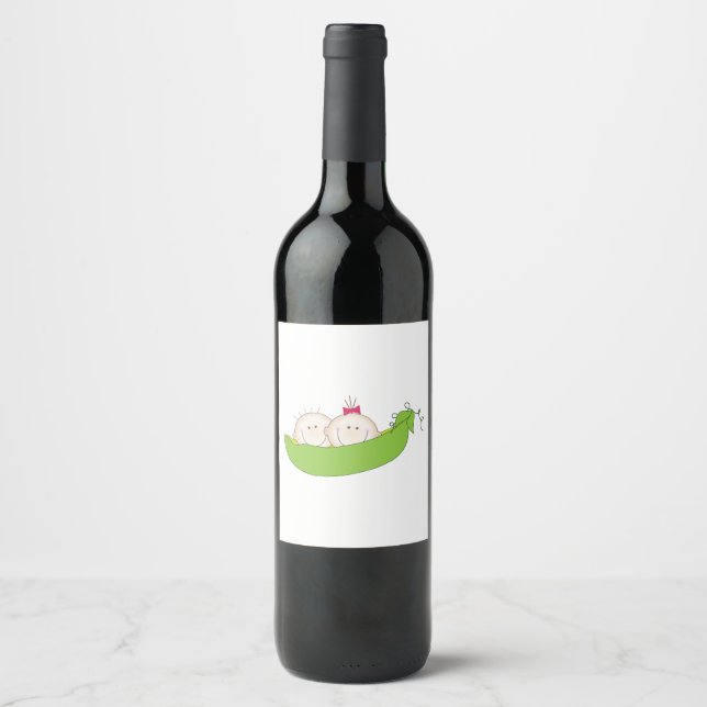 Peas In A Pod Wine Label (Front)