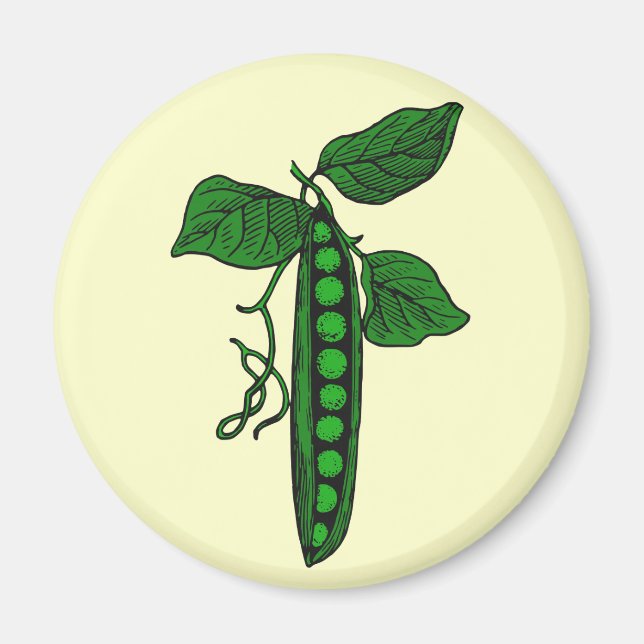Peas in Pod Magnet (Front)