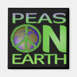 Peas on Earth Magnet
