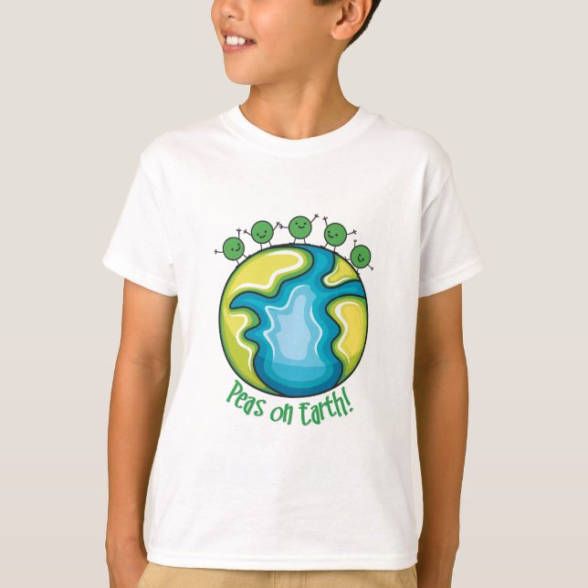 Peas on Earth T-Shirt (Front)